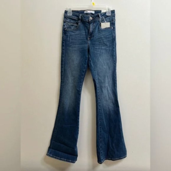 Zara Flare Jeans US 4 - Picture 1 of 6